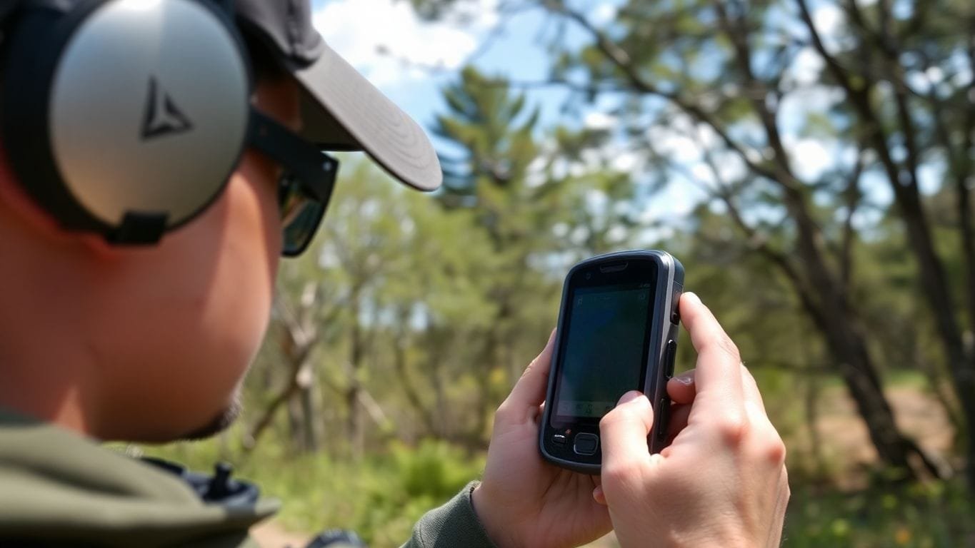 Mastering Basic Navigation Skills: A Comprehensive Guide for Beginners 3 Person using GPS device in nature.