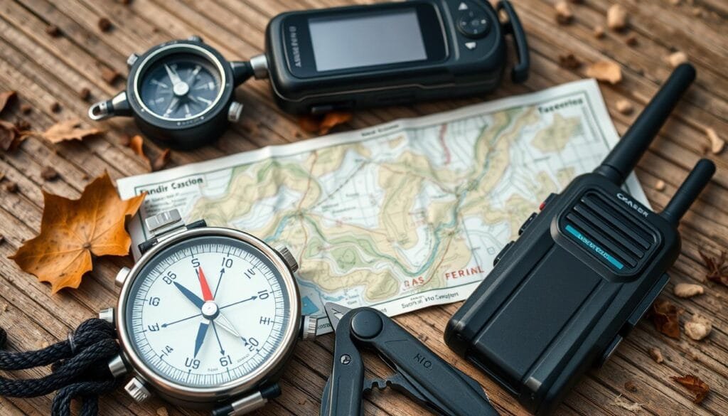 Navigation equipment for outdoor adventure Navigation equipment for outdoor adventure