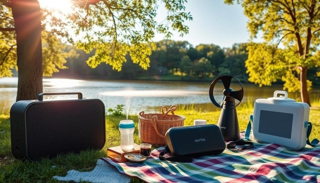 Solar Speakers and Cooling Solutions for outdoor recreation Solar Speakers and Cooling Solutions for outdoor recreation