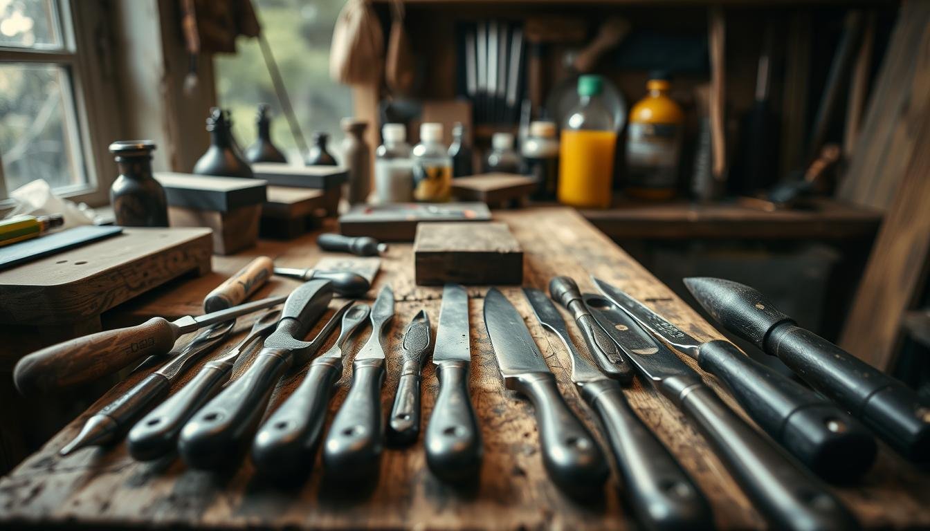 Sharpening and Maintaining Tools
