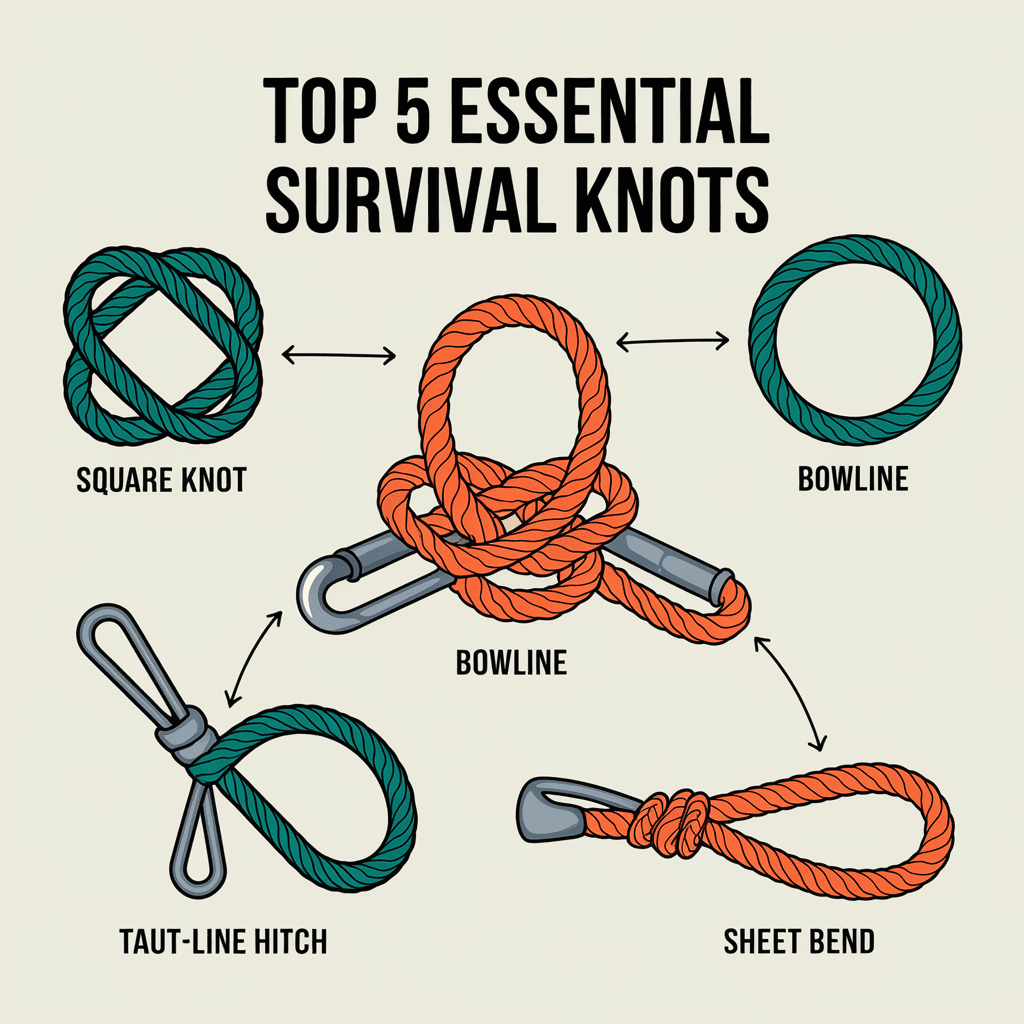 Teaching Survival Skills: A Guide for Educators 2 Top 5 Essential Survival Knots