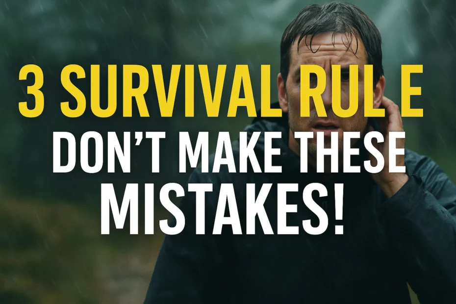 3 Survival Rule