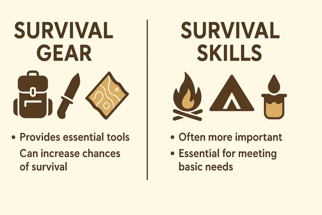 3 Survival Rule: Your Quick Guide 3 Basic survival gear and skills